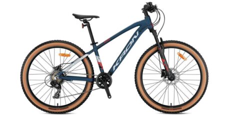 2026 Kron XC 100 H Disk 27.5 Jant Bisiklet Mat Lacivert/Gri/Kırmızı