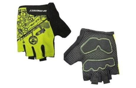 Forte GT HJ-1501 Protect Kısa Parmak Jelli Bisiklet Eldiven Sarı