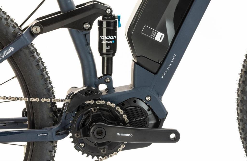 WRC SHAKE E-Mtb 29 Jant Elektrikli Dağ Bisikleti Mavi - Görsel 4
